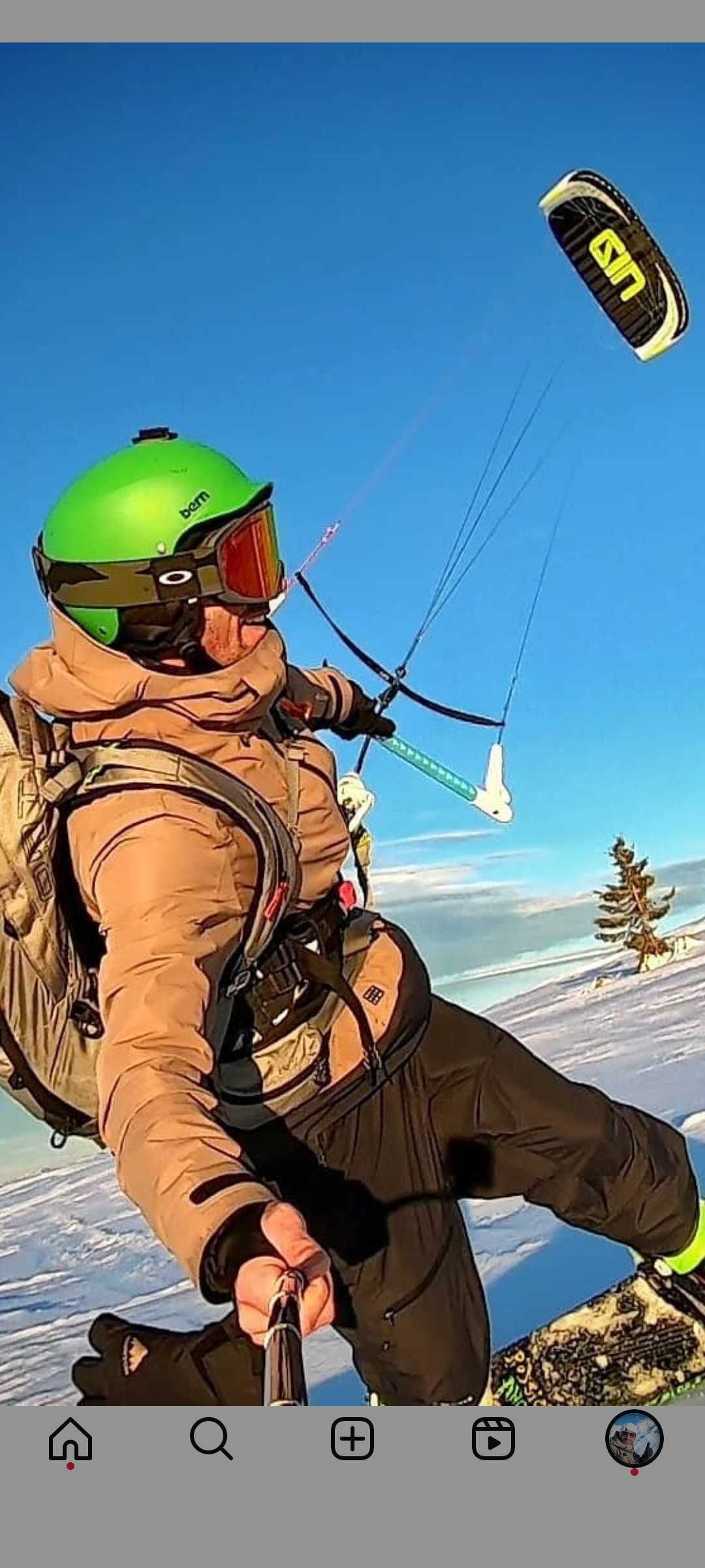 9m Gin Eskimo snowkite + Gin Iced bar