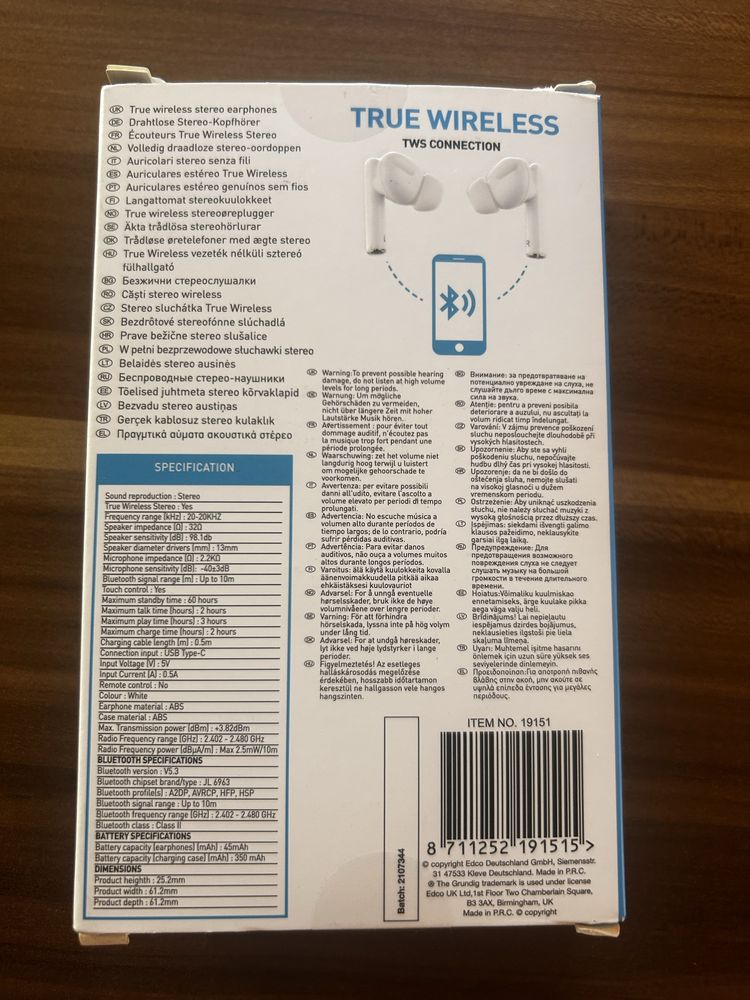 Безжични слушалки Grundig, SilverCrest, TTec