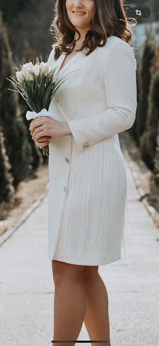 Vând rochiță cununie civilă mărimea S (36)