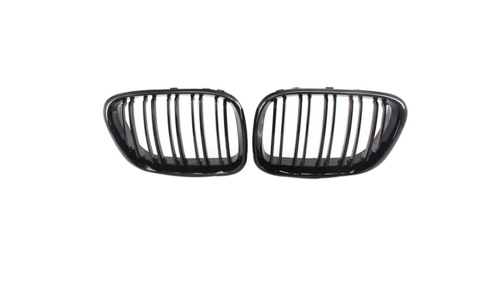 Set 2 grile duble, negru lucios, M Design pentru BMW X5 E53 Facelift