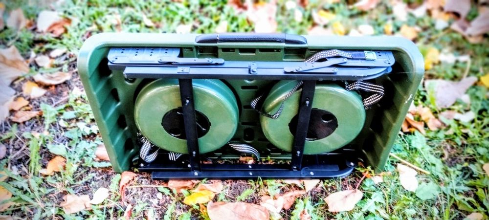 Masa camping cu 2 scaune