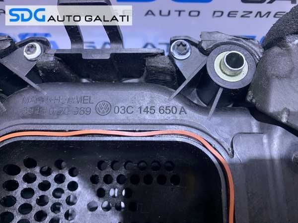 Capac Carcasa Amortizor Presiune Compresor Supraalimentare Aer VW Touran 1.4 TSI BLG BMY 2003 - 2010 Cod 03C145650A 03C103502G 03C103502F