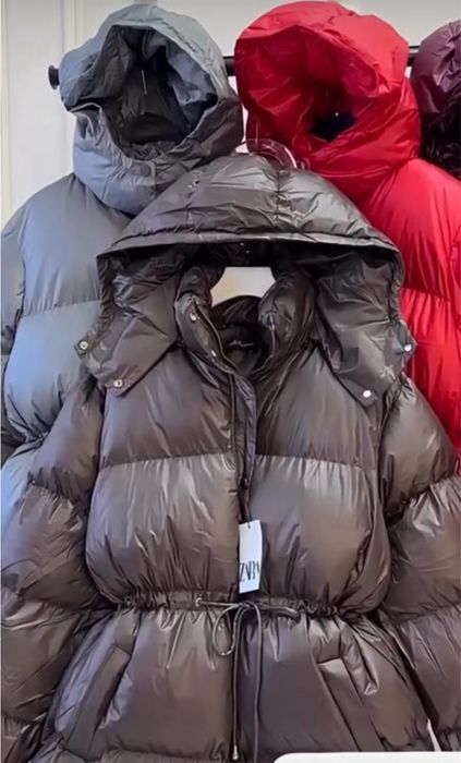 Пуховик женский ZARA зима