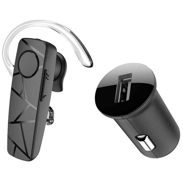 Handsfree Слушалка Bluetooth Tellur Vox 60 + Зарядно за автомобил