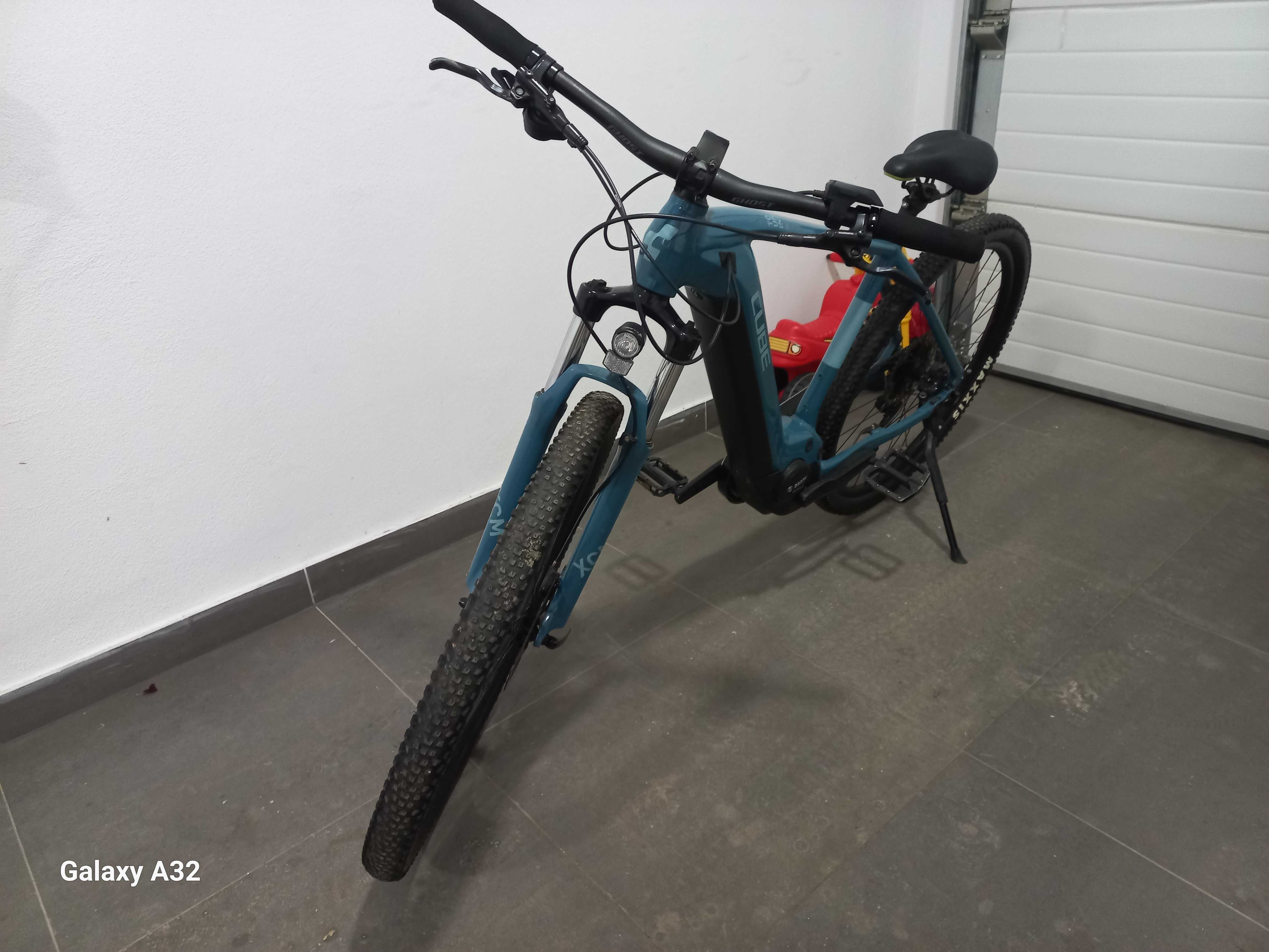 Cube touring hybrid one 400 grey blue 2022  bicicleta electrice