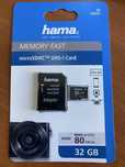 Card Hama micro SDHC 32GB si adaptor