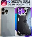 *Reducere*  Sticlă / Capac iPhone X/Xs/14/15/16 Pro/Max/Plus 