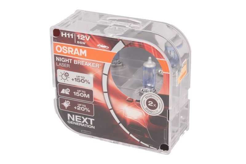 Халогенни крушки OSRAM NIGHT BREAKER LASER+150% H1,H3,H4,H7,H8,H11...