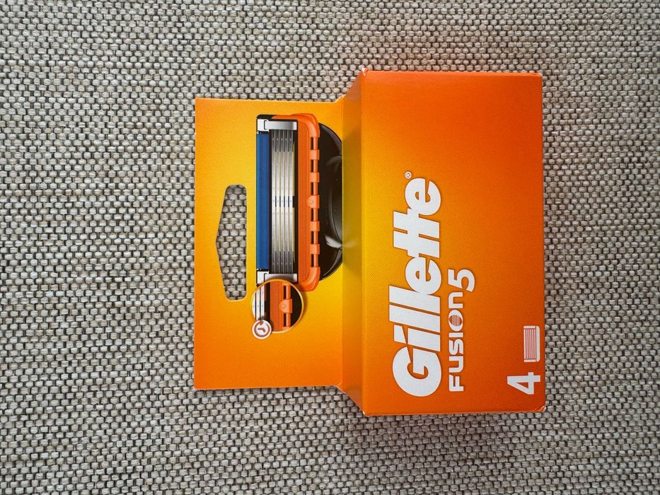 Rezerve lame Gillette Fusion 5 portocaliu noi sigilate in cutie