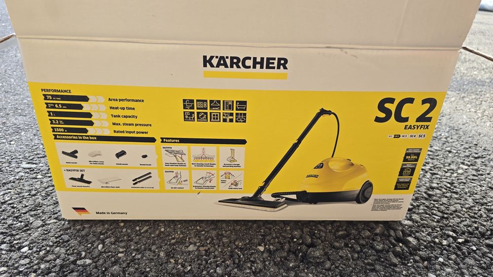 Mop Karcher cu aburi.