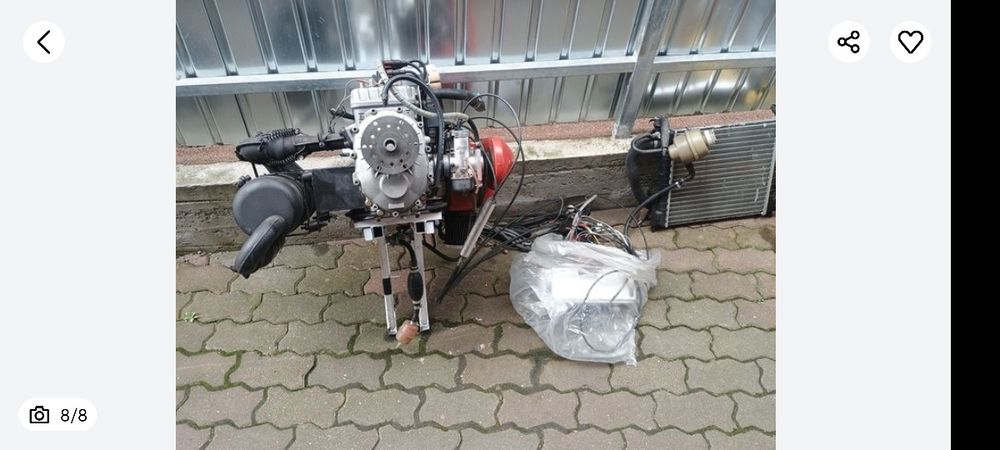 Vând motor rotax 582 cm³ 64 CP aviație paramotor, motodeltaplan avion