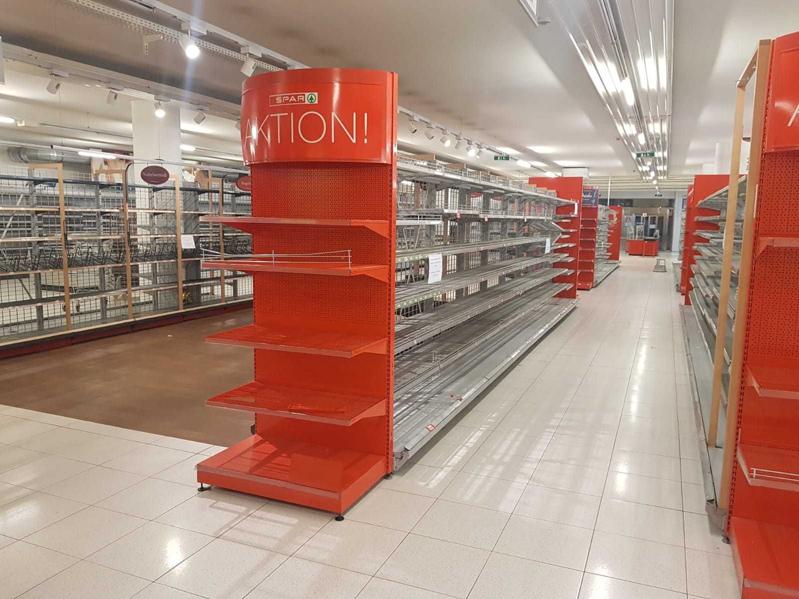 Rafturi neutre magazin alimentar si supermarket - diverse utilizari