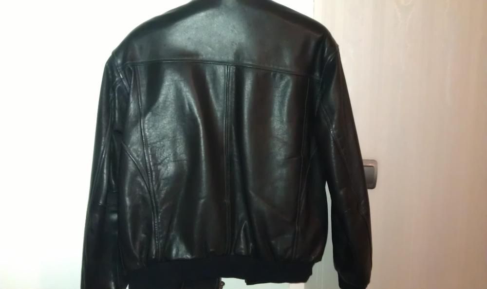 Кожено яке XL (56) номер от телешка кожа в перфектно състояние
