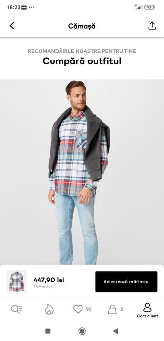 Cămașă originala Tommy Jeans M/L
