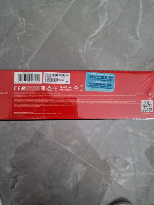 Router Wireless Gigabit MERCUSYS AX1800 MR70X, Wi-Fi 6, Dual-Band 574