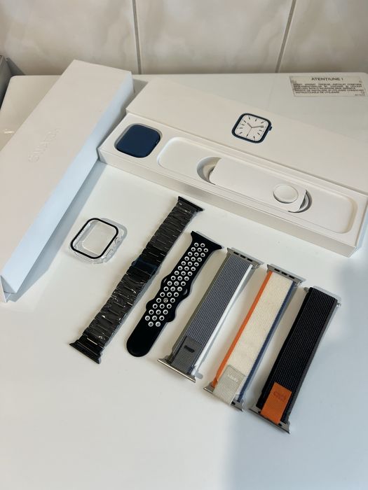 Apple watch 7 45mm gps si celular baterie 100%