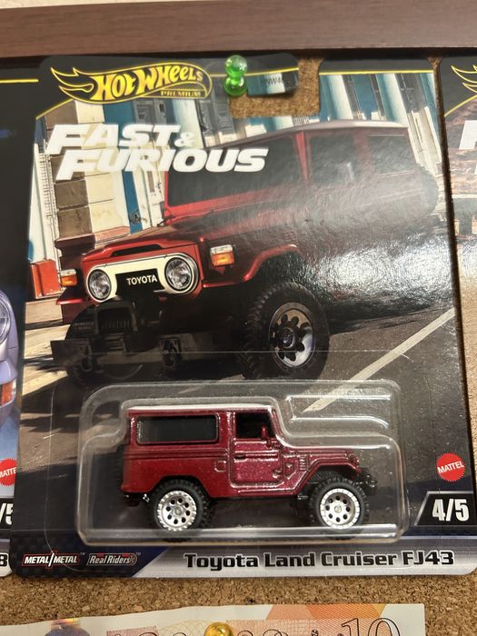 Hot wheels premium fast and furious set