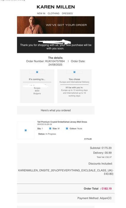 Рокля Karen Millen