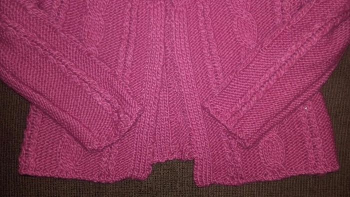 Cardigan lana fetita 3-4 ani, nr.104, nou!