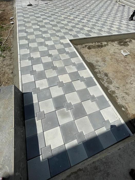 Pavaj pavele borduri pentru Gradina. Modele antiderapante