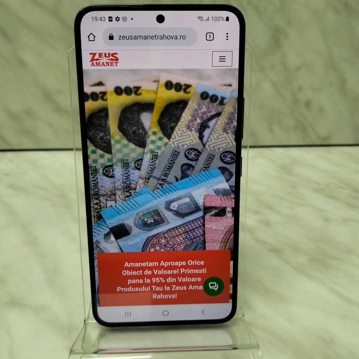 Telefon Samsung Galaxy S22 128GB Negru Zeus Amanet Rahova