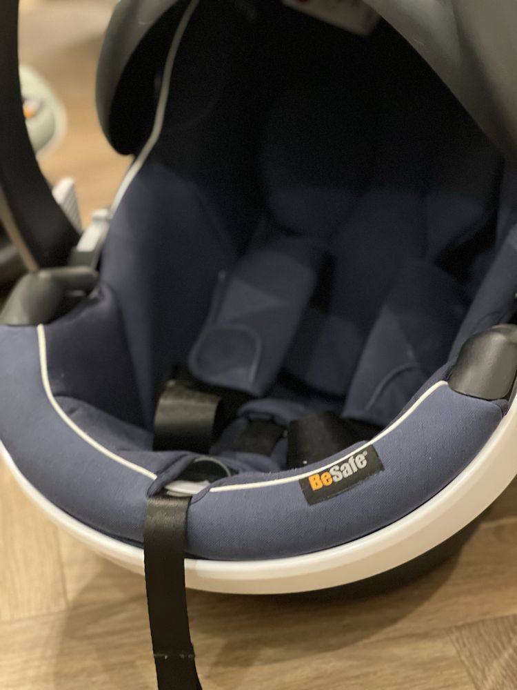 Scoică auto Be safe 0-6 luni stare excelenta cu pernutele intacte