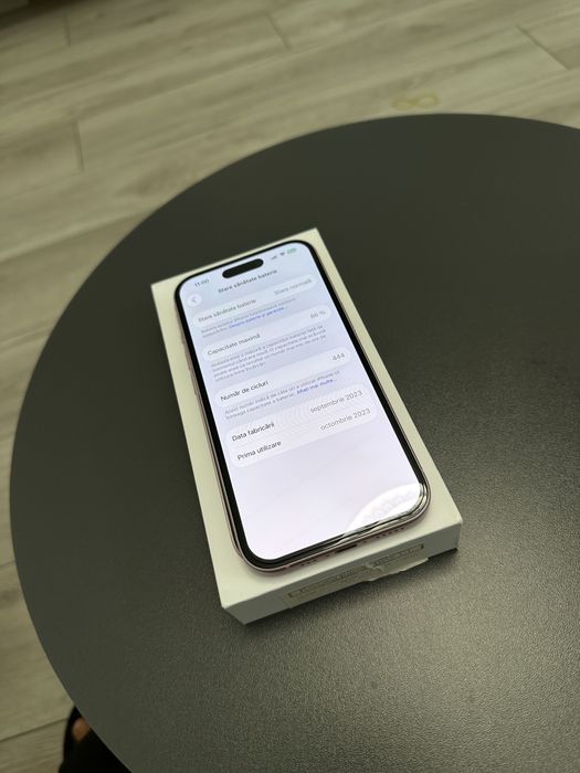 Iphone 15 Pink 86% baterie garantie Emag 128GB