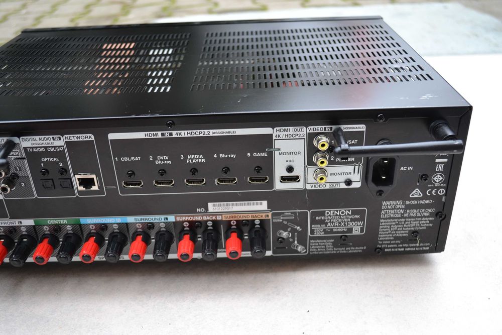 Amplificator Denon AVR X 1300 H cu Bluetooth /HDMI WiFi