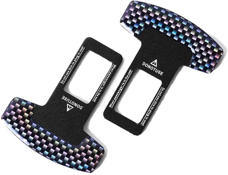 Закопчалки за предпазени колани с Карбонова декорация-2бр.*