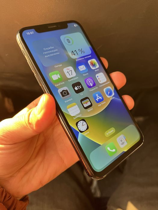 Iphone x 256 GB черный