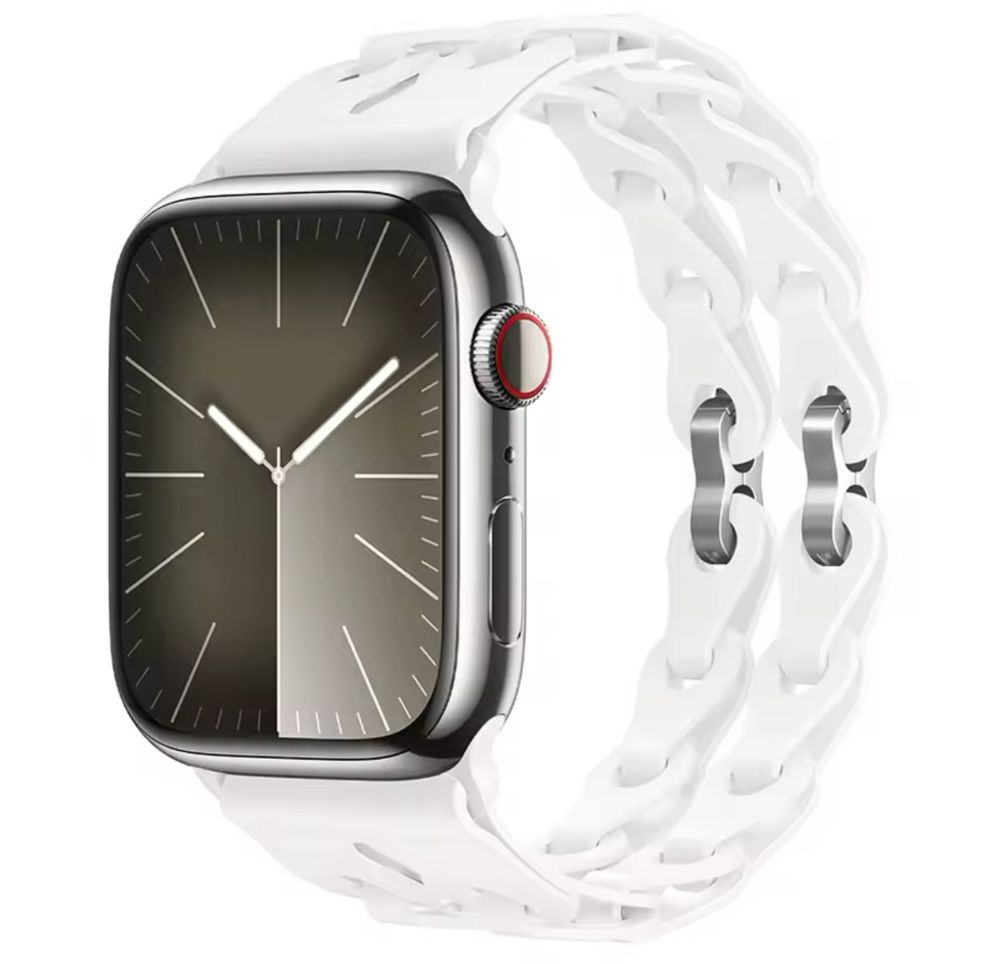 Curea Bratara Silicon Double Ceas Apple Iphone Husa Folie