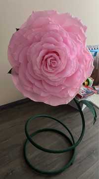 Обемна роза за декорация