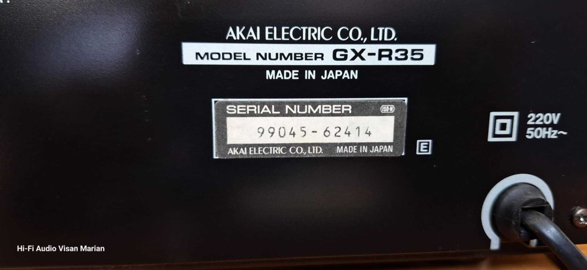 Deck Akai GX-R35