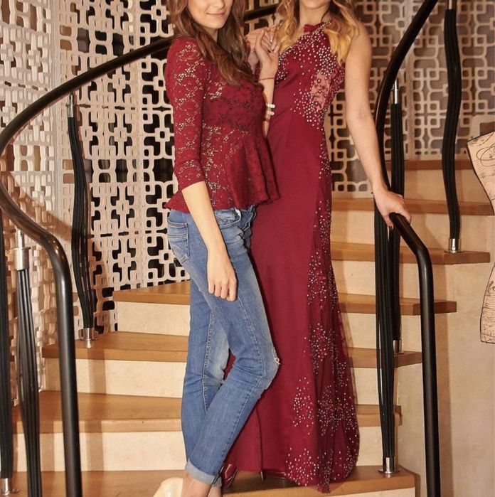 Бална рокля-с камъни Swarovski