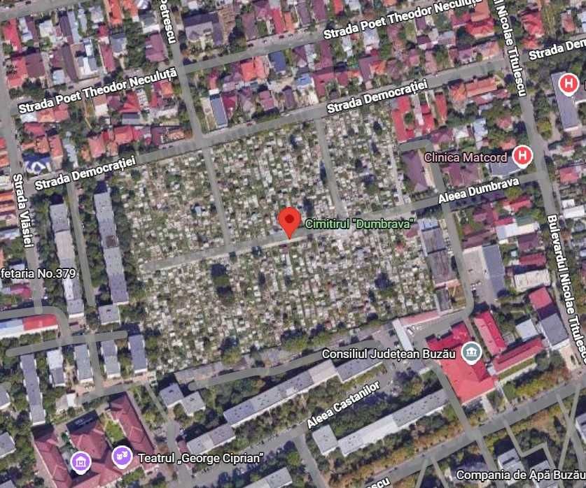 Loc de veci în Cimitirul Dumbrava – Buzău, 2 locuri