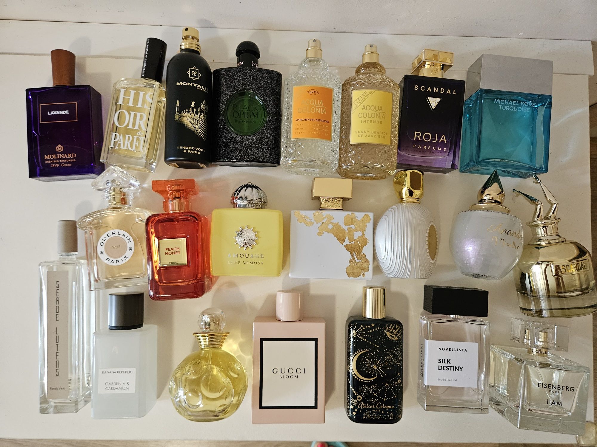 Отливки от личната ми колекция, над 200 аромата Byredo, Guerlain,Gucci