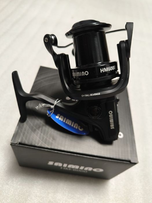 Mulineta SAIMINO HM6000 cu tambur LongCast 12+1 Rulmenți NEW 2025