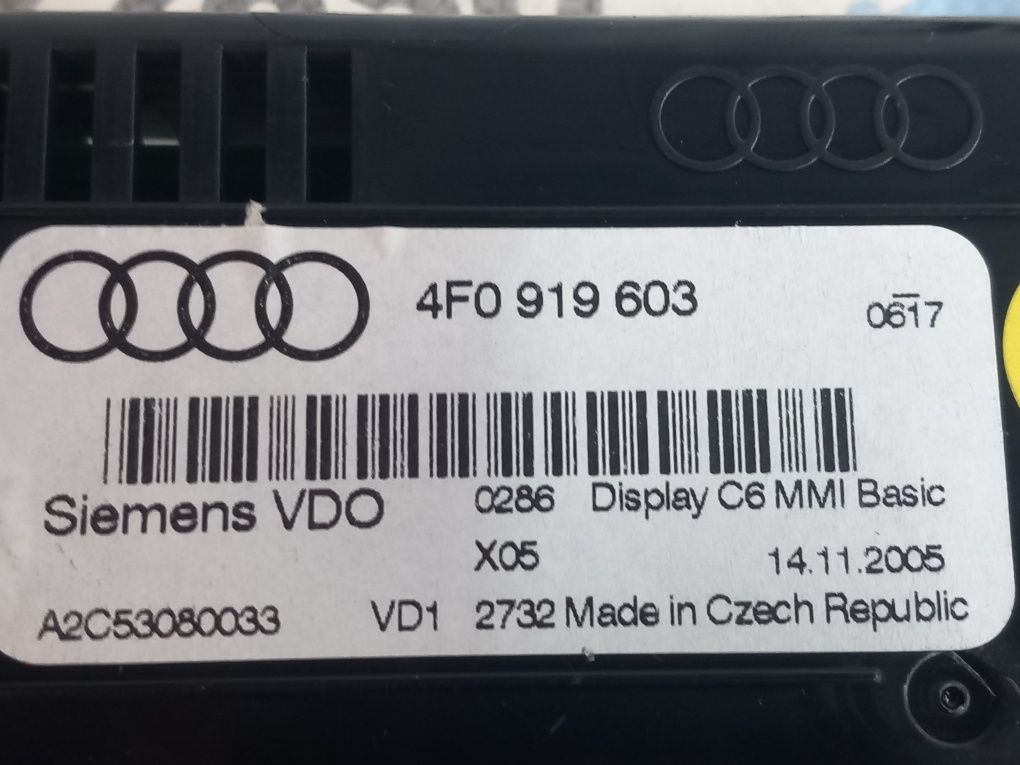 Display mic Audi a6 c6