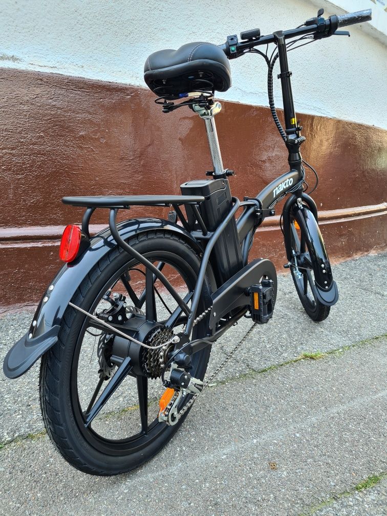 Bicicleta Pliabila Electrica Nakto E-BIKE 350W Shimano Fără Permis