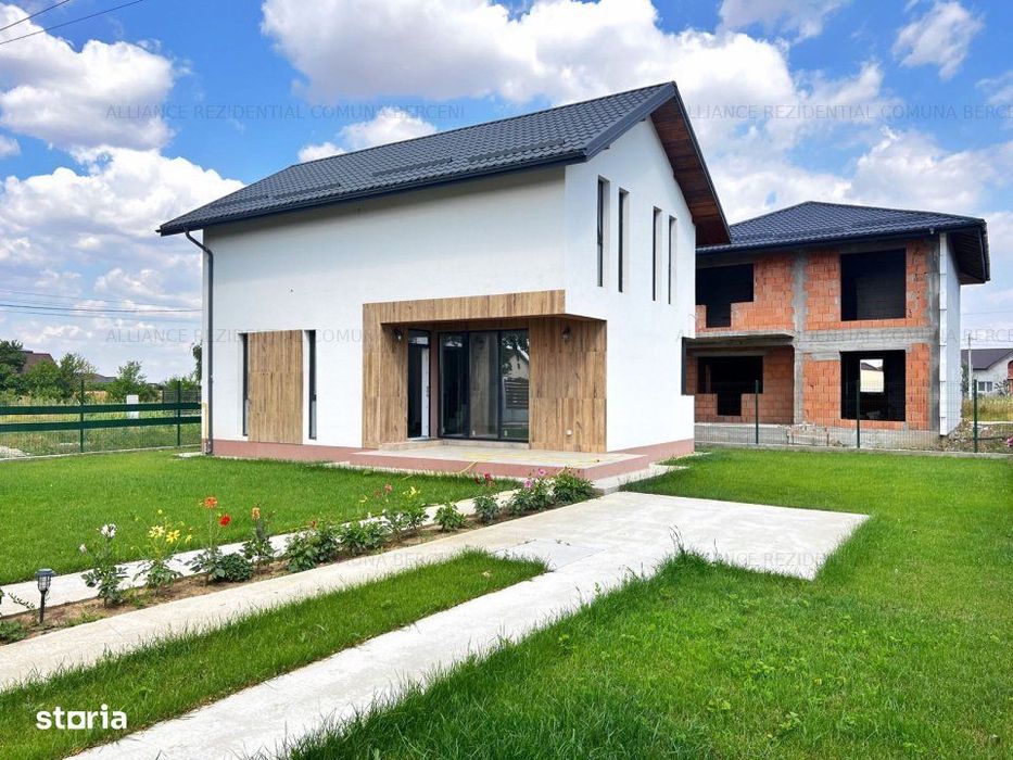 Vila individuala - 4 camere - 2 bai - pod - beci -incalzire pardoseala