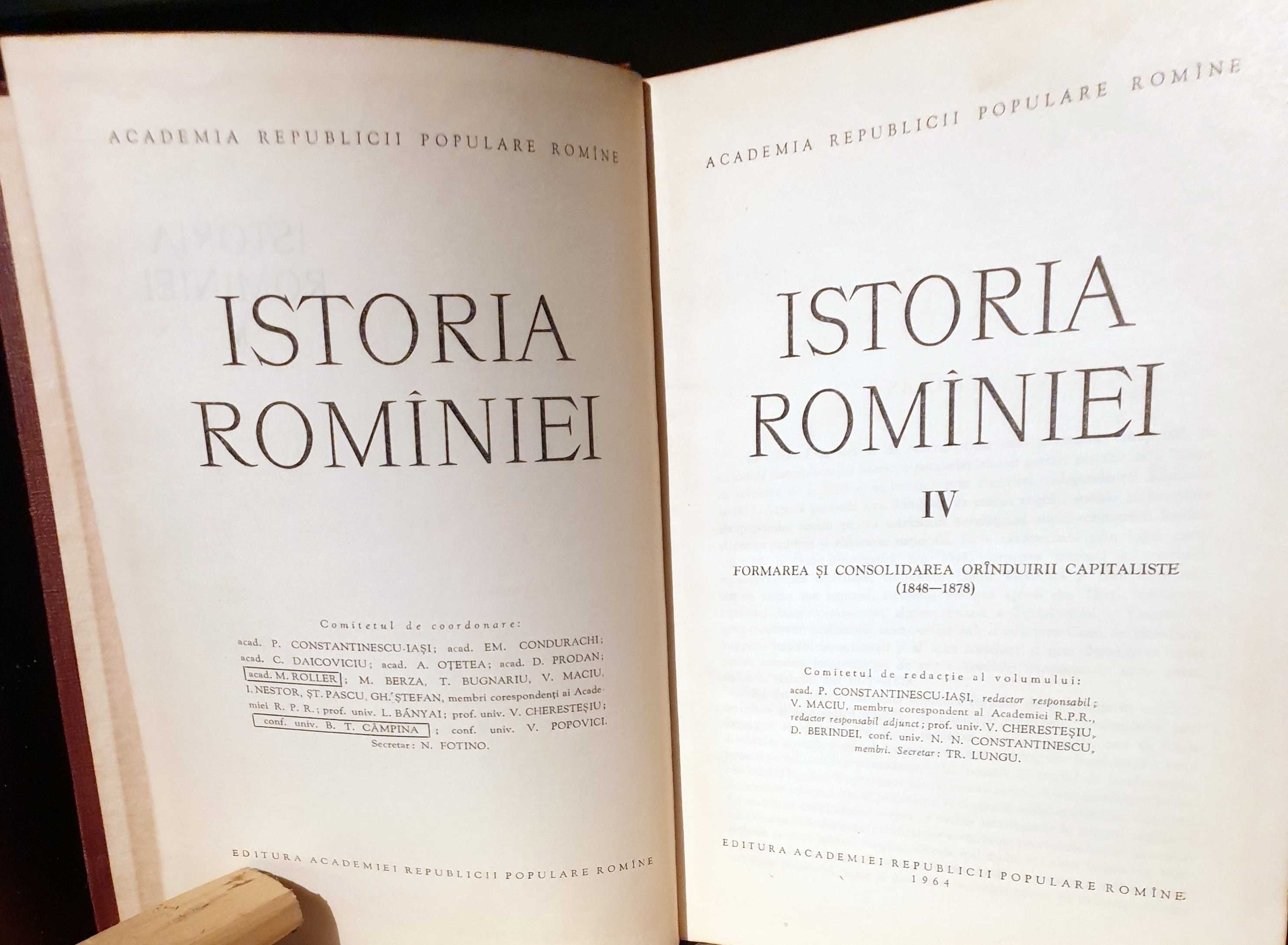 Istoria Romaniei 4 volume