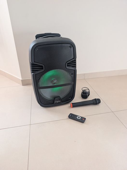 Boxa portabila MYRIA, Bluetooth, 50W, microfon, karaokefon, wireless,
