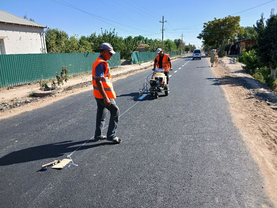 Дорожная разметка качественная и быстрая работа