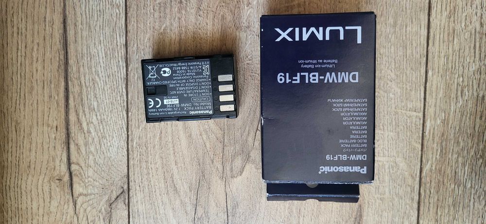 Baterie originala Panasonic DMW-BLF19e, in perfecta stare