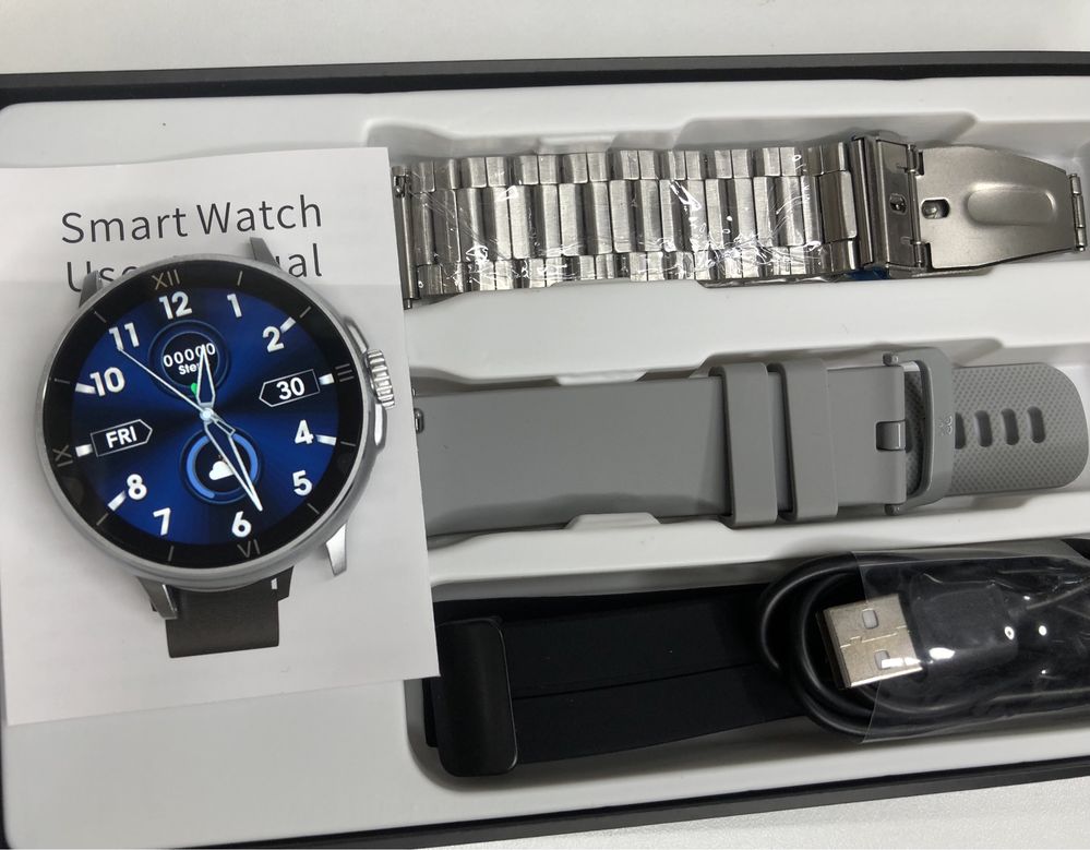 SmartWatch Amoled WS13 3Curele IP68 Apeluri Multiple Aplicatii Noi GPS