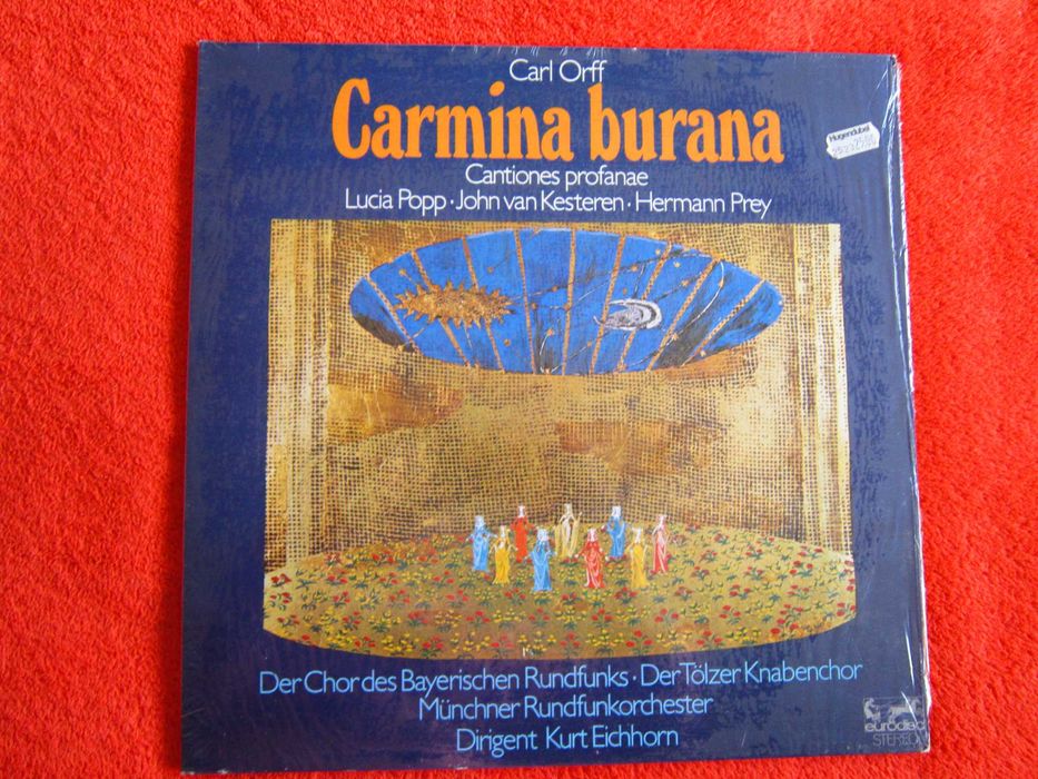 vinil Carmina Burana (nou) Carl Orff,Lucia Popp,Hermann Prey,Germania