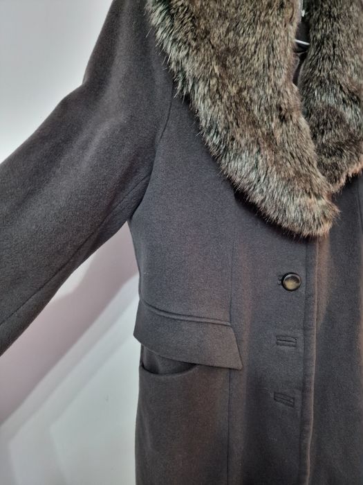 Palton elegant cu blanita