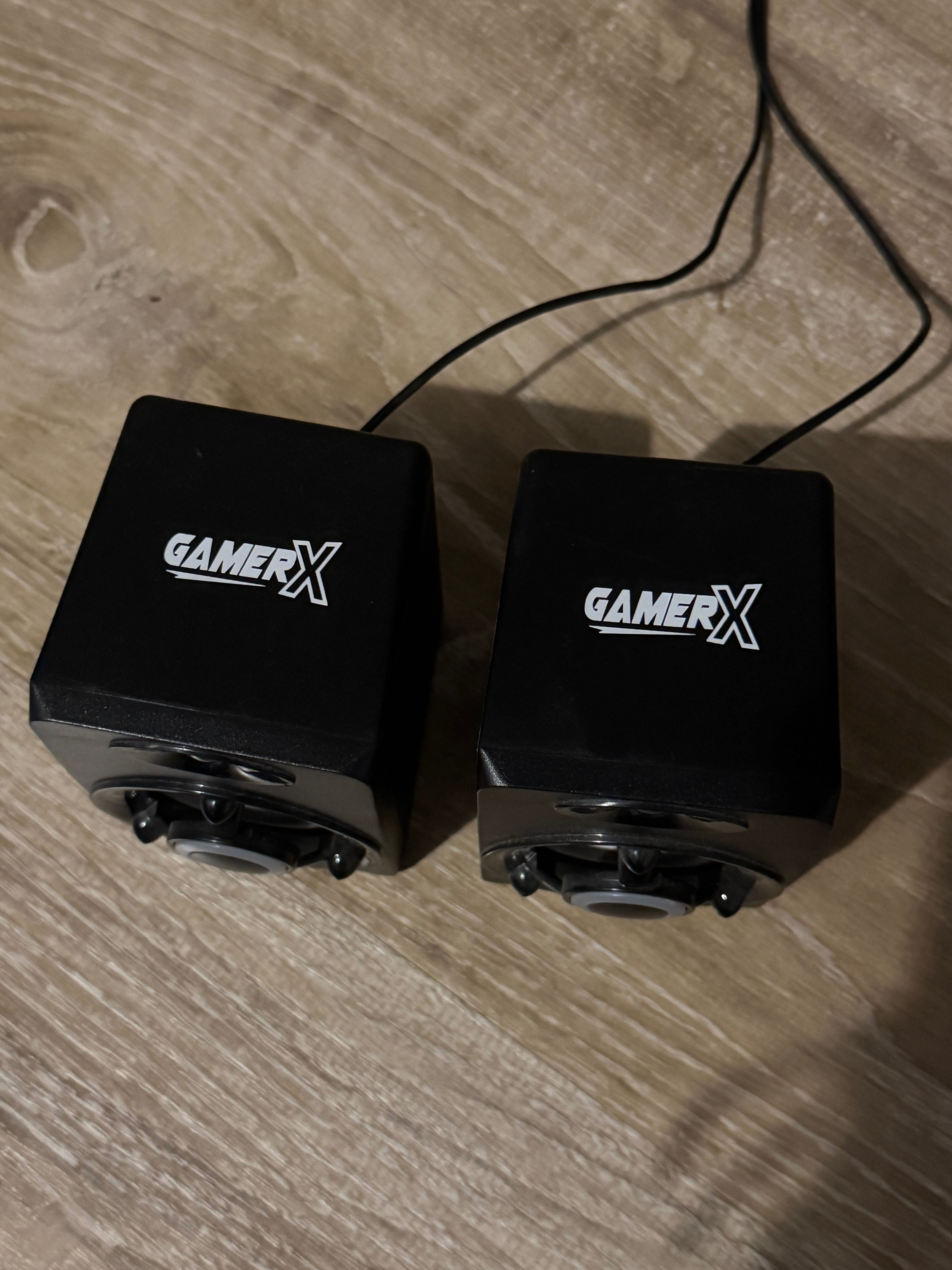 Set 2 boxe gaming, RGB, negre -GamerX