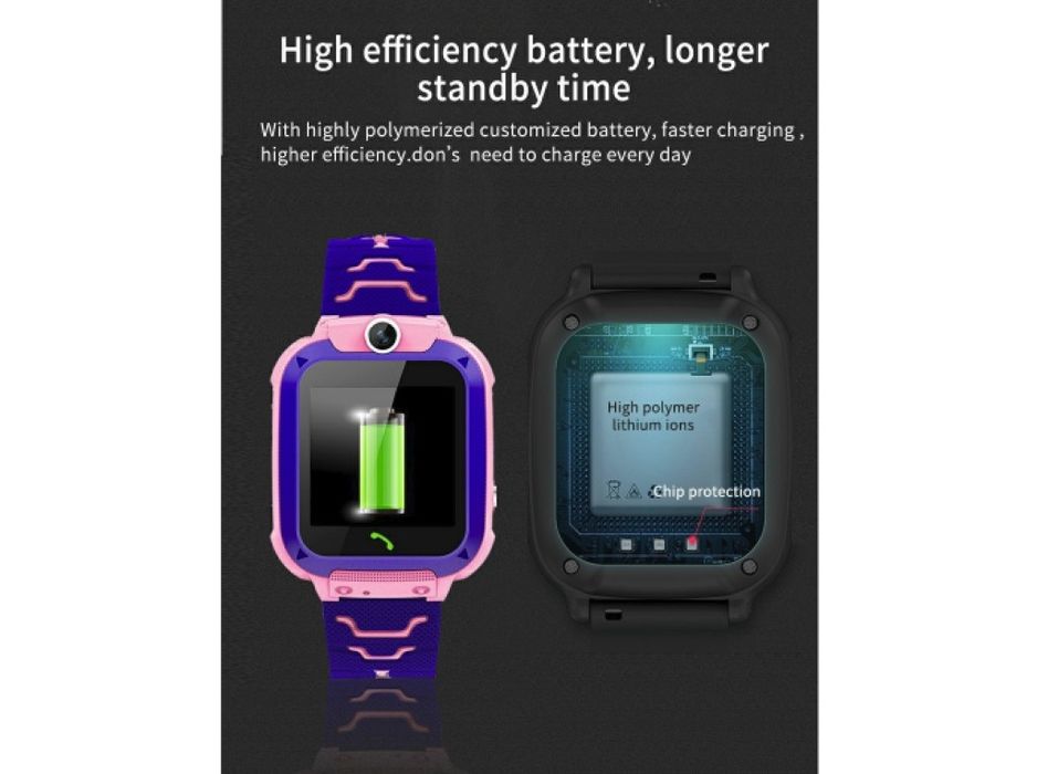 Водоустойчив детски 2G смарт часовник с вградена камера