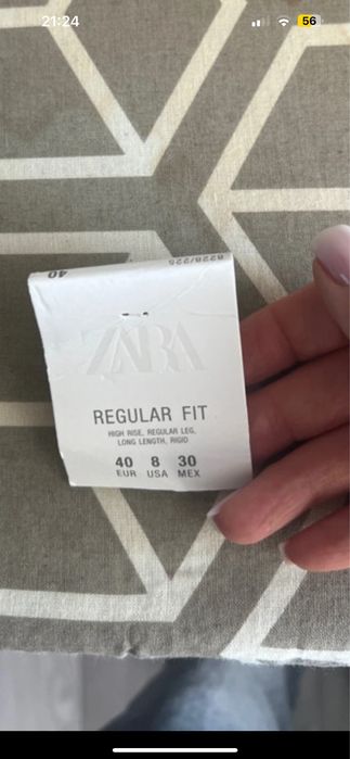 Blugi zara regular fit 40